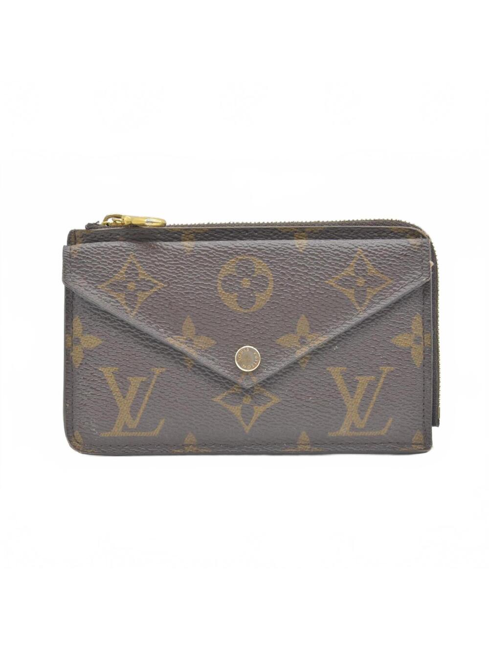 $675 Louis Vuitton  Monogram Recto Verso Card Holder RFID